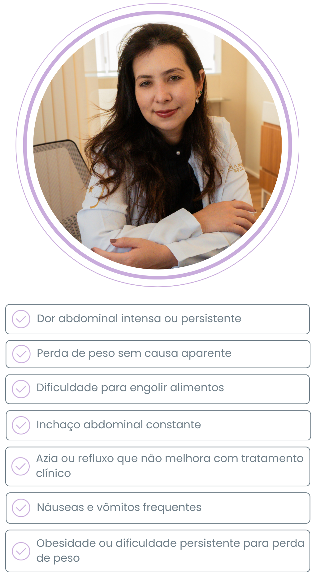 Sintomas para procurar uma gastrocirurgiã em mobile